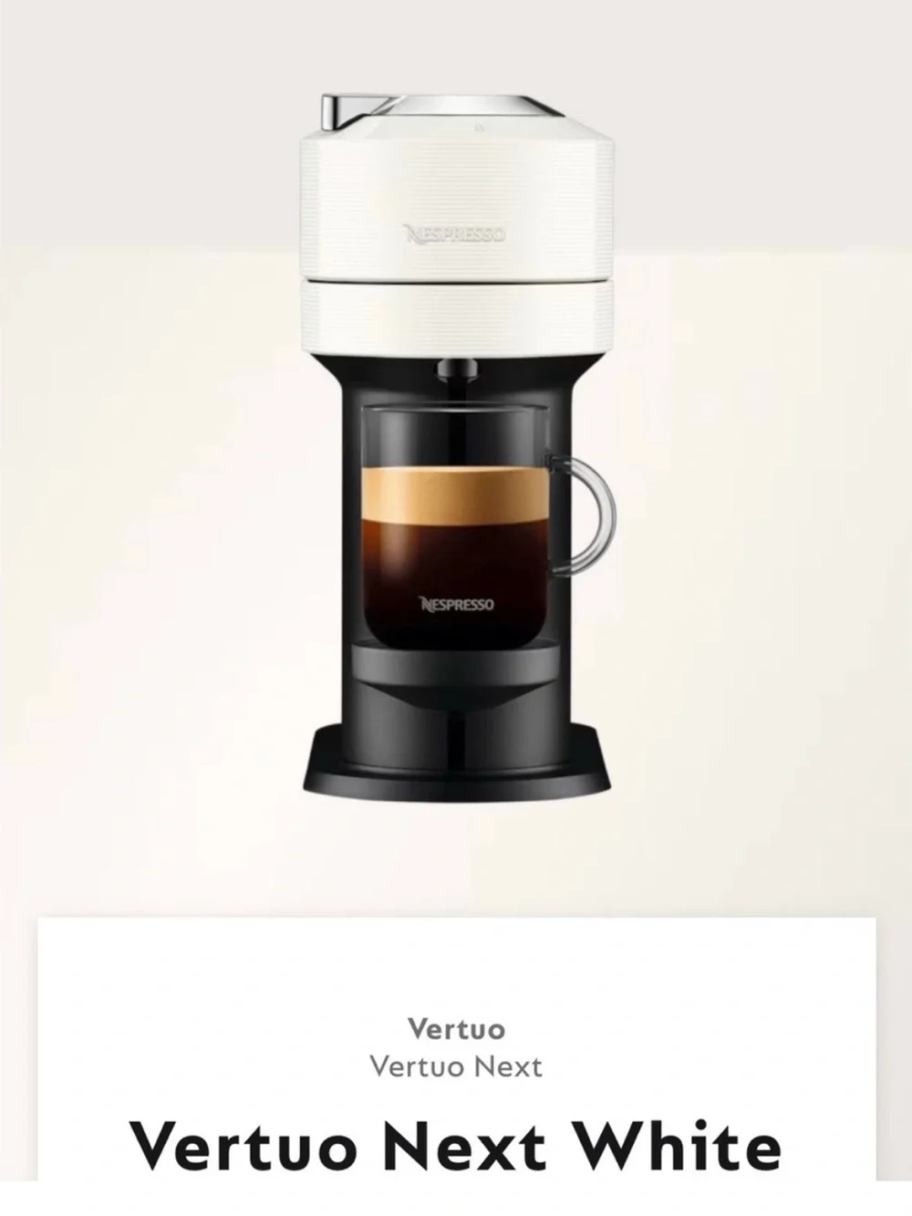 Nespresso compact single